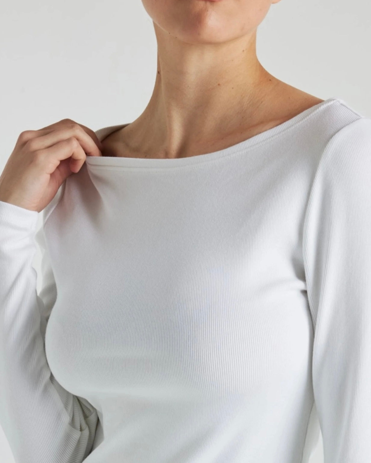 Serene WHT Long Sleeve