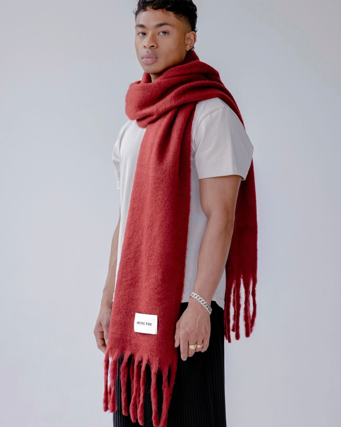 Reyk Scarf Burgundy