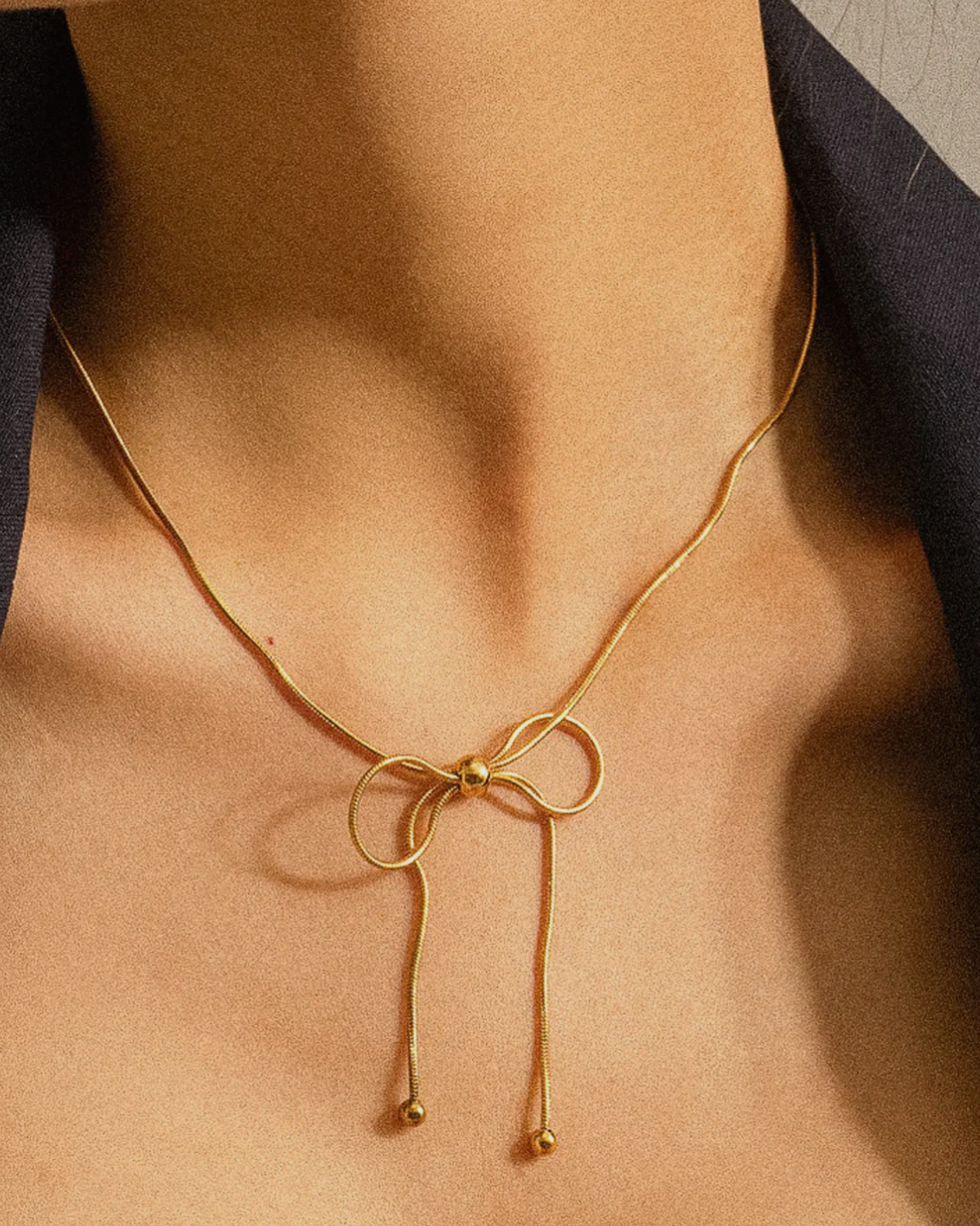 Long Bow Necklace