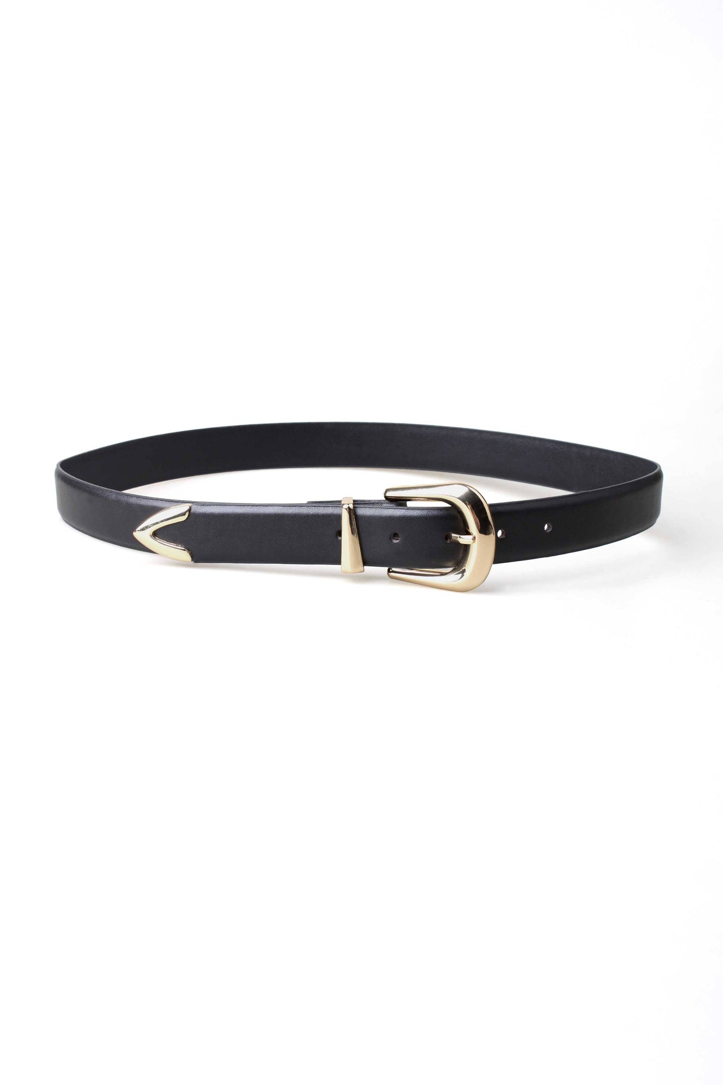 Classic Leather Belt Black