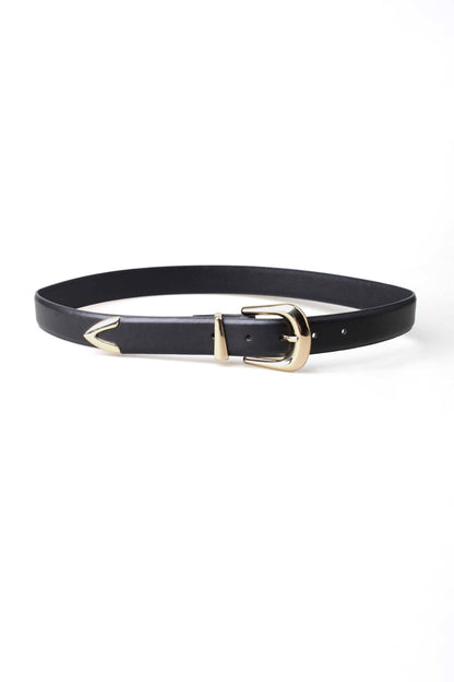 Classic Leather Belt Black