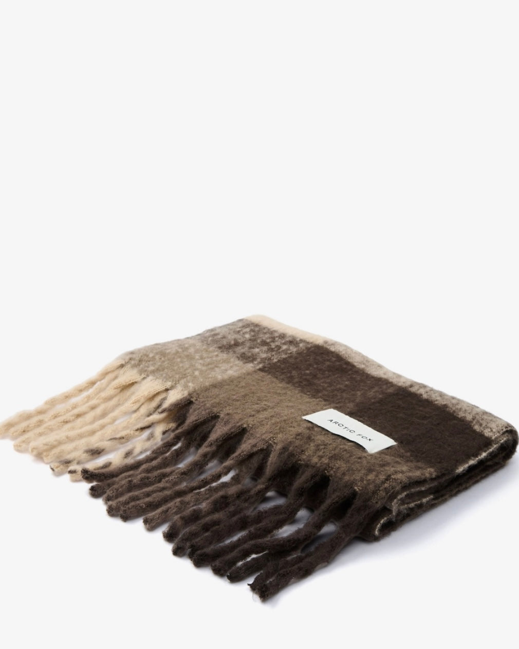 Reyk Scarf Brown Checkered