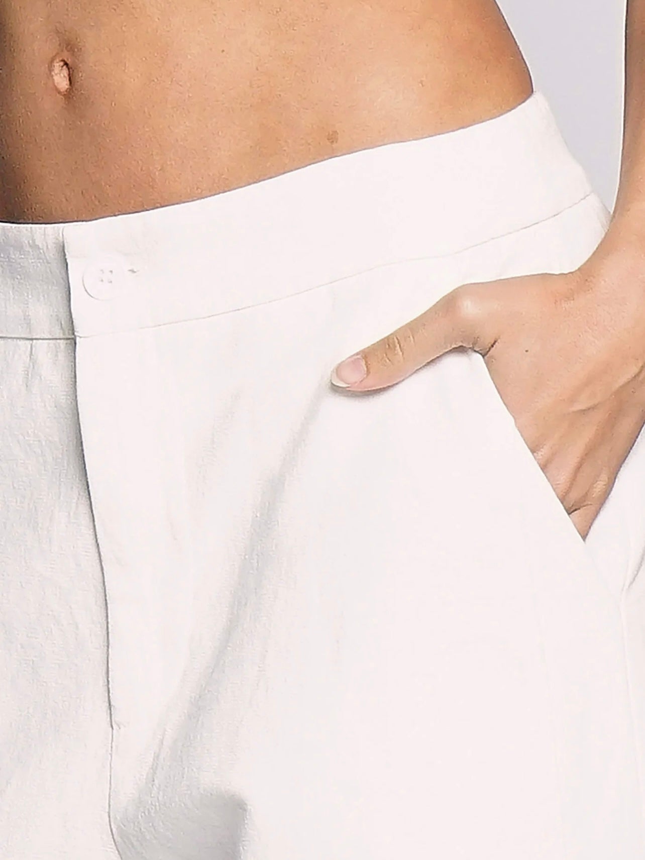 Ivory Barrel Pants