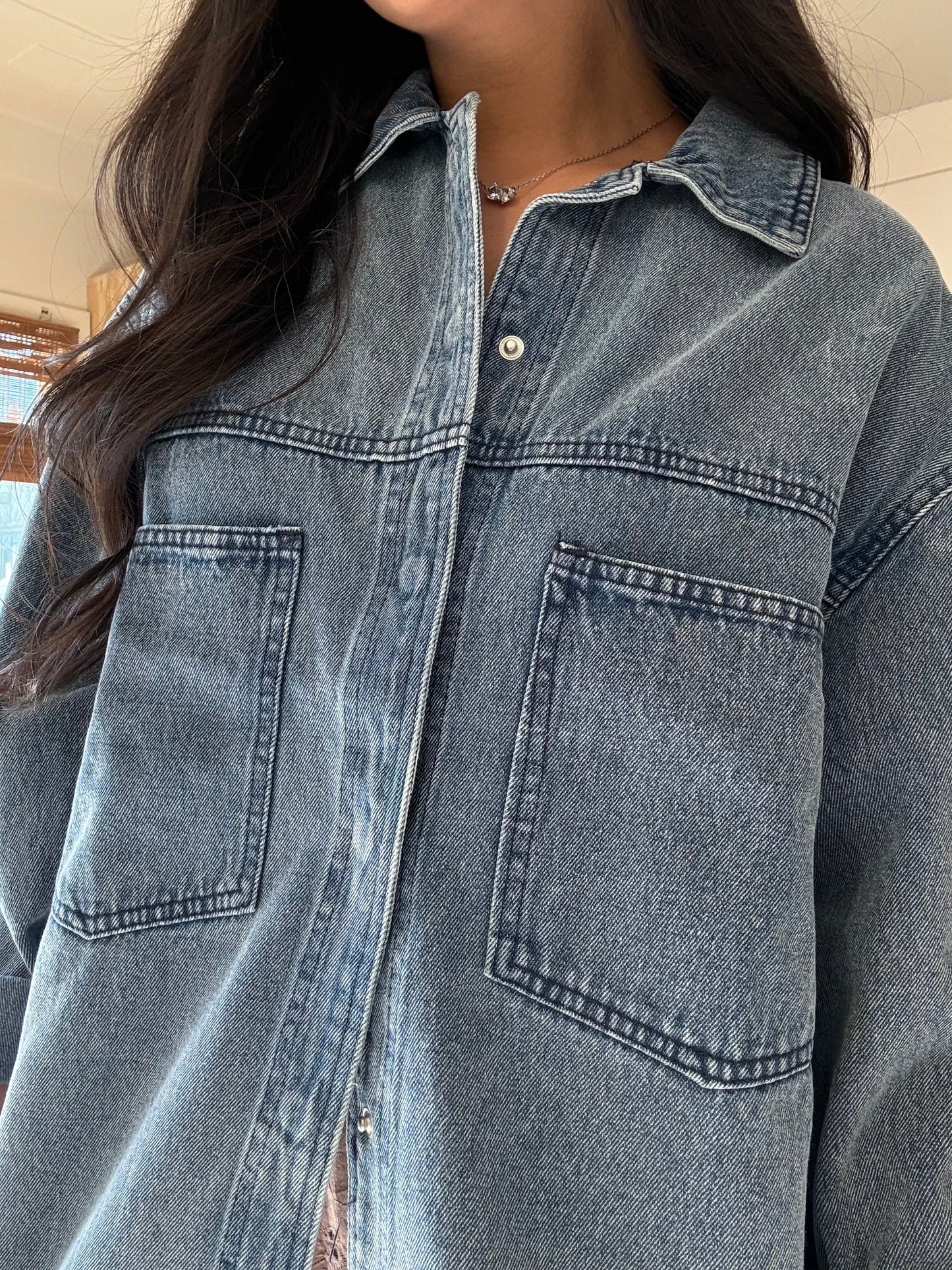 Carla Denim Shacket