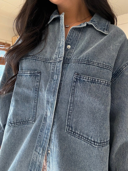 Carla Denim Shacket