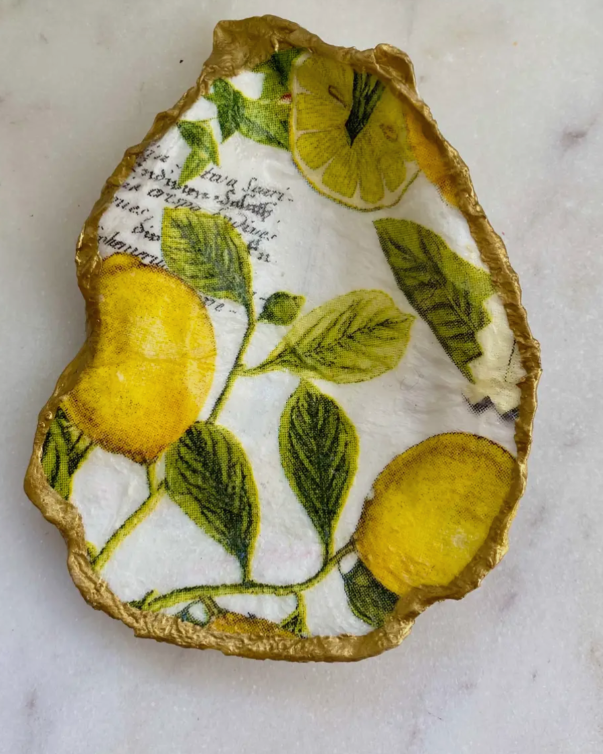 Lemon Oyster Dish