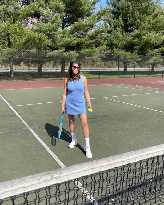 Blue Court Tennis Dress