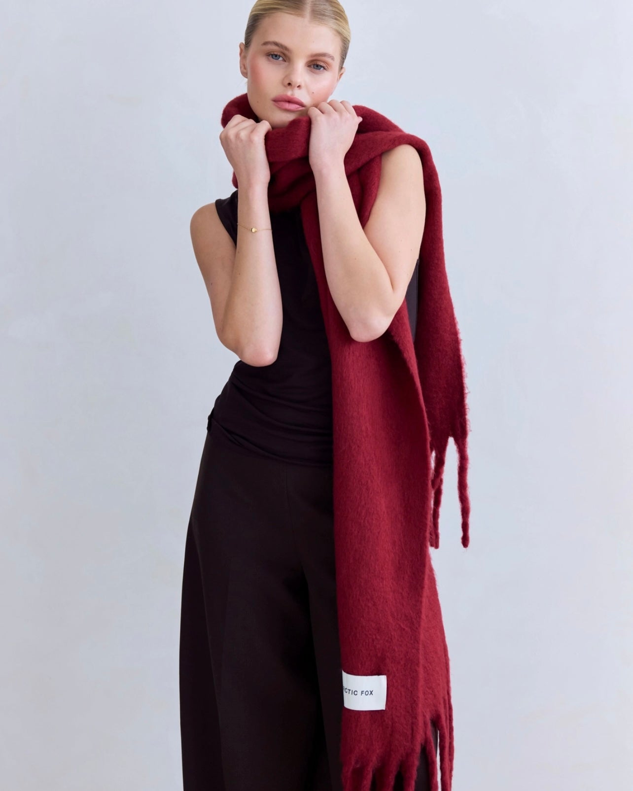 Reyk Scarf Burgundy
