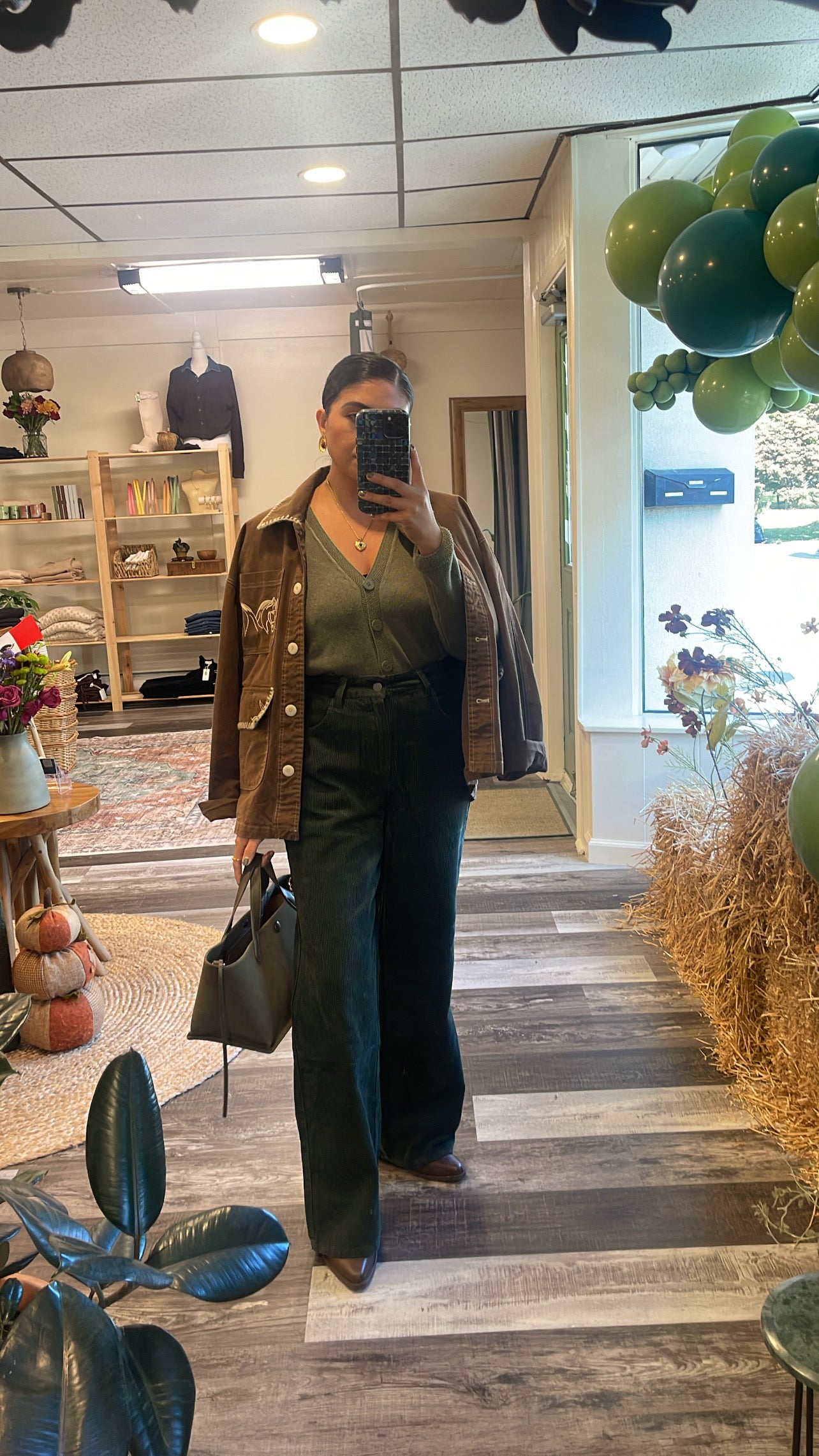 Dk Olive Corduroy Pants