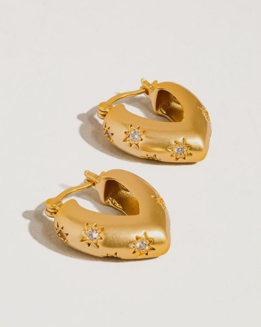 Daisy Hoop Earrings