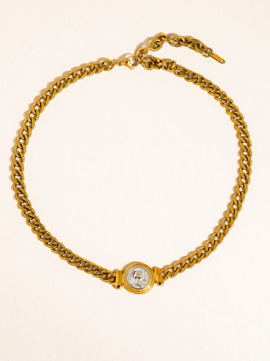 Coin Pendant Necklace