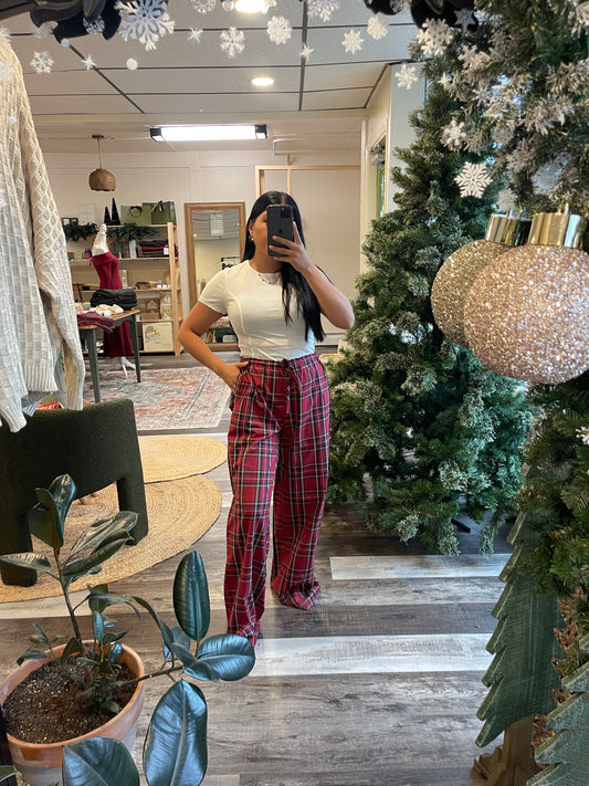 Plaid Winter Pants