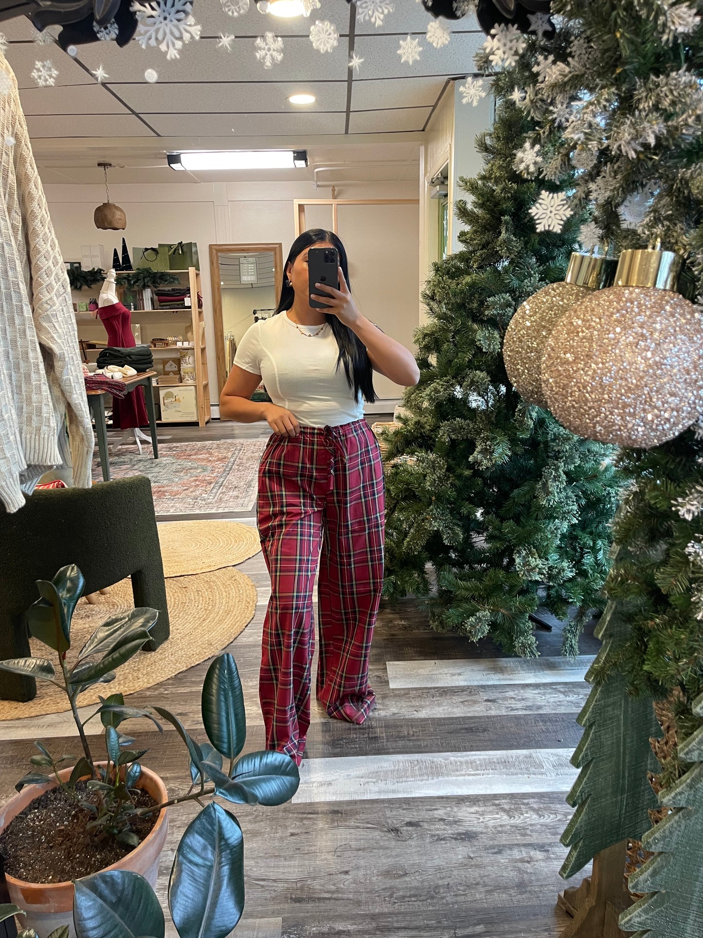 Plaid Winter Pants