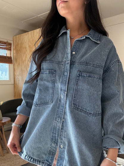 Carla Denim Shacket