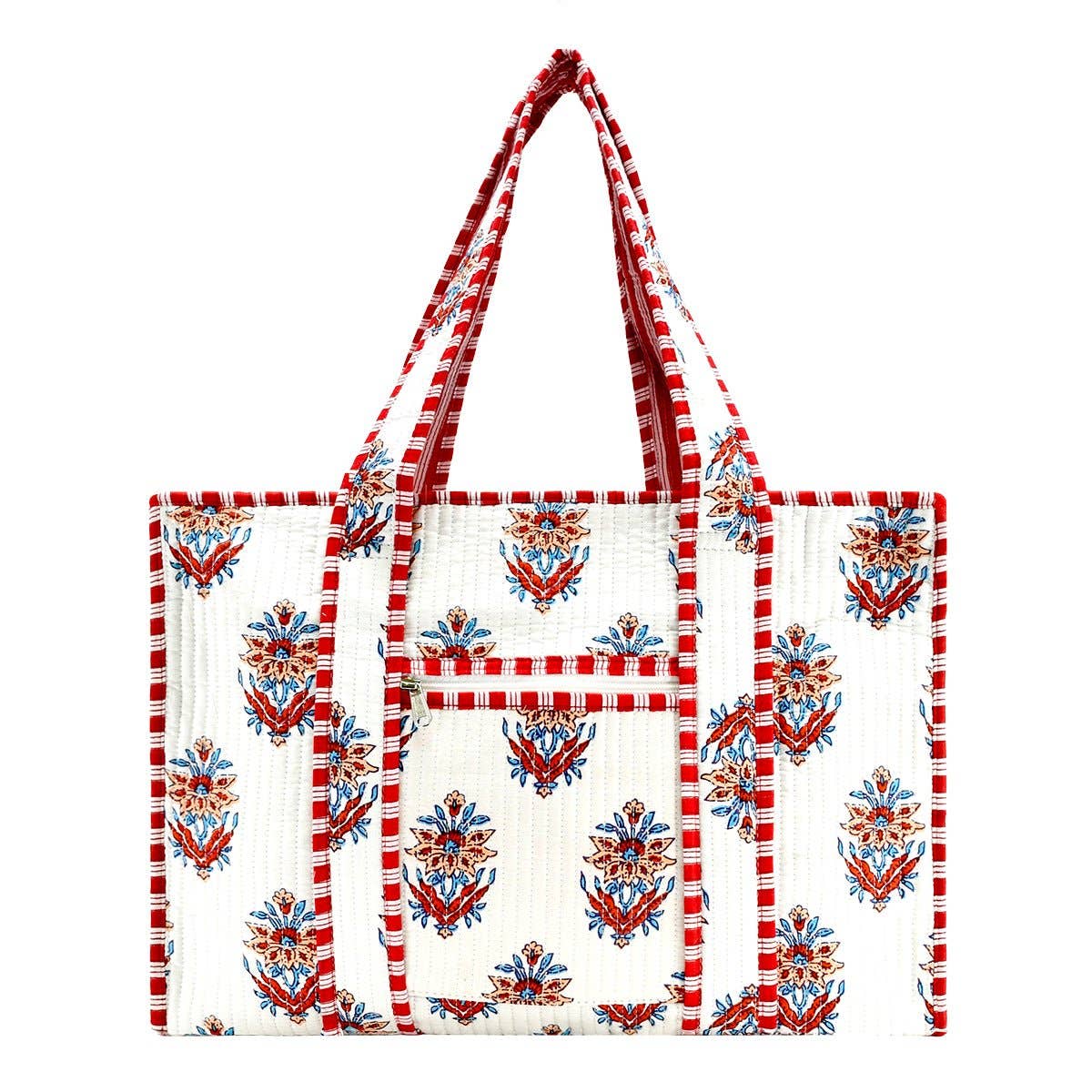 Cotton Block Tote Bag