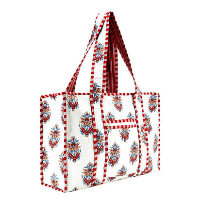 Cotton Block Tote Bag