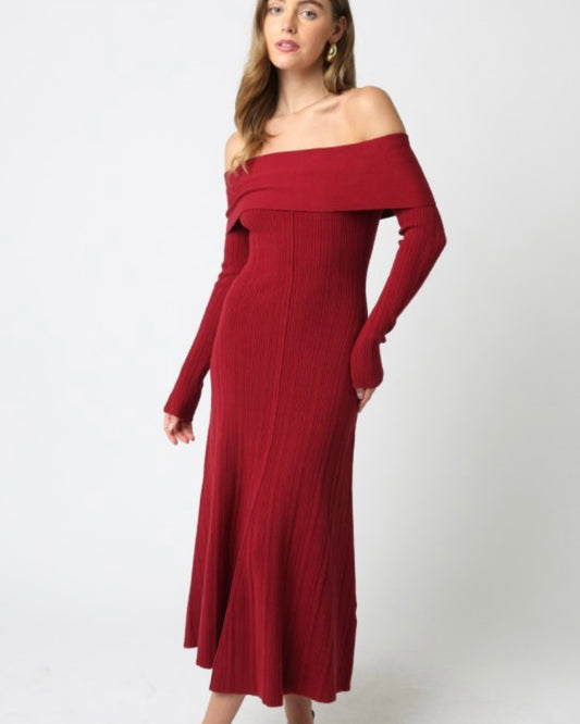 Anya Off Knit Dress