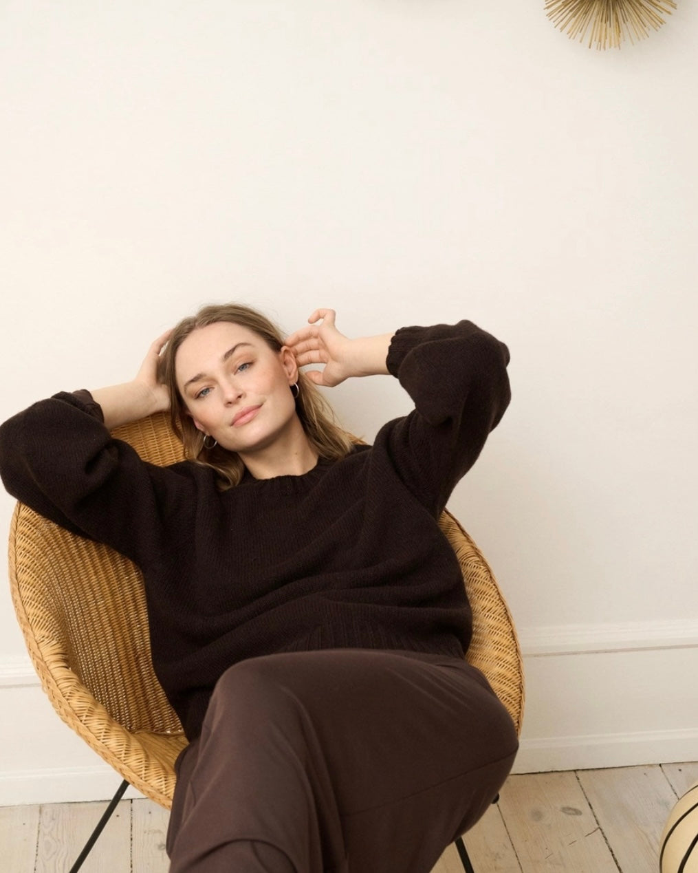 Sienna Knit Chocolate Sweater