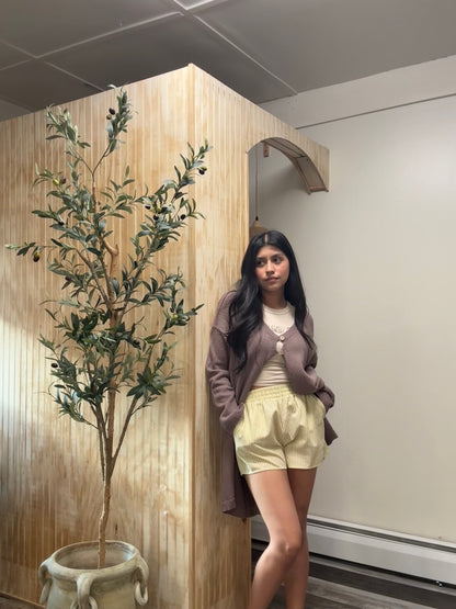 Knit Mocha Cardigan