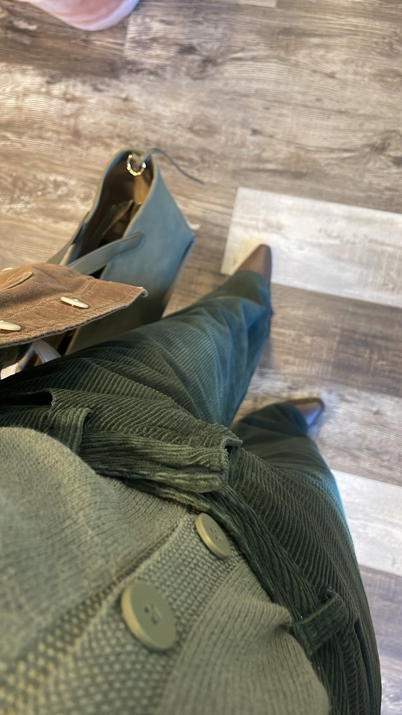 Dk Olive Corduroy Pants