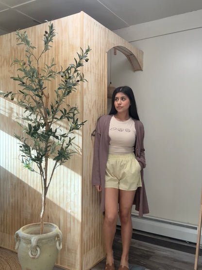 Knit Mocha Cardigan