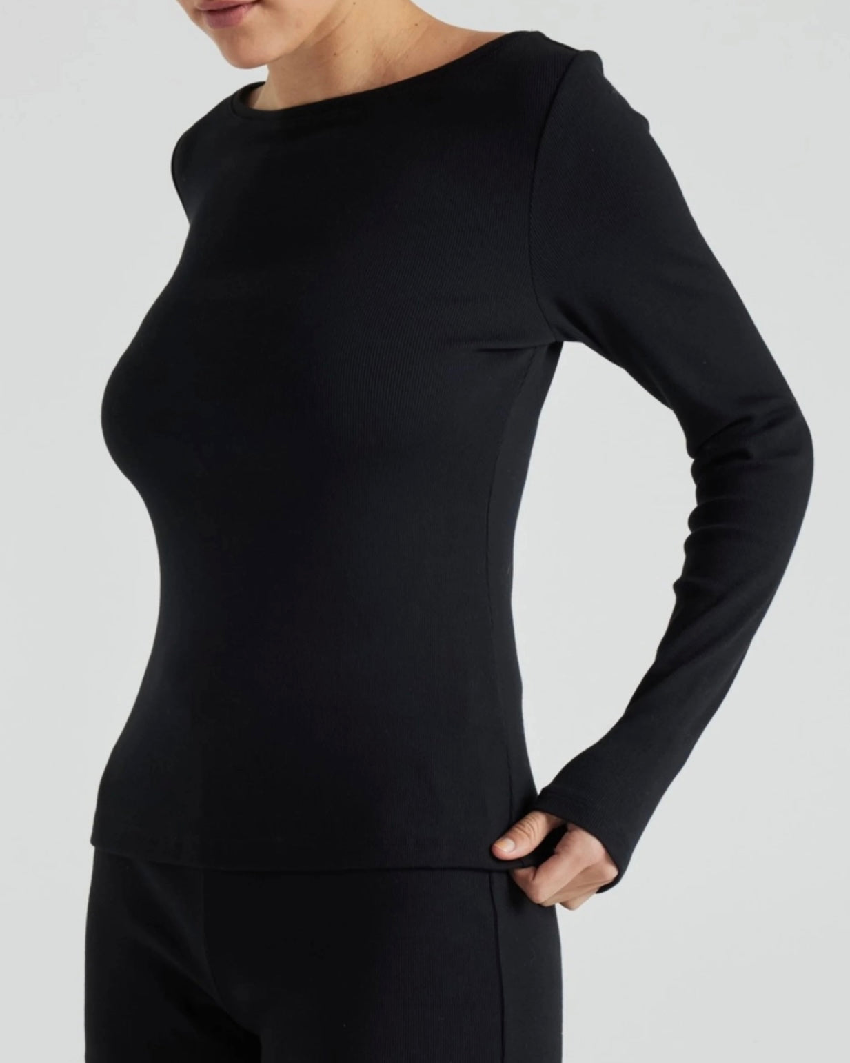 Serene BLK Long Sleeve