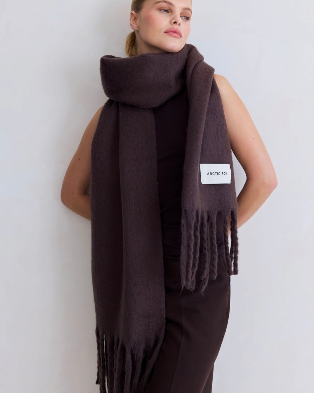 Reyk Scarf Ground Coffee