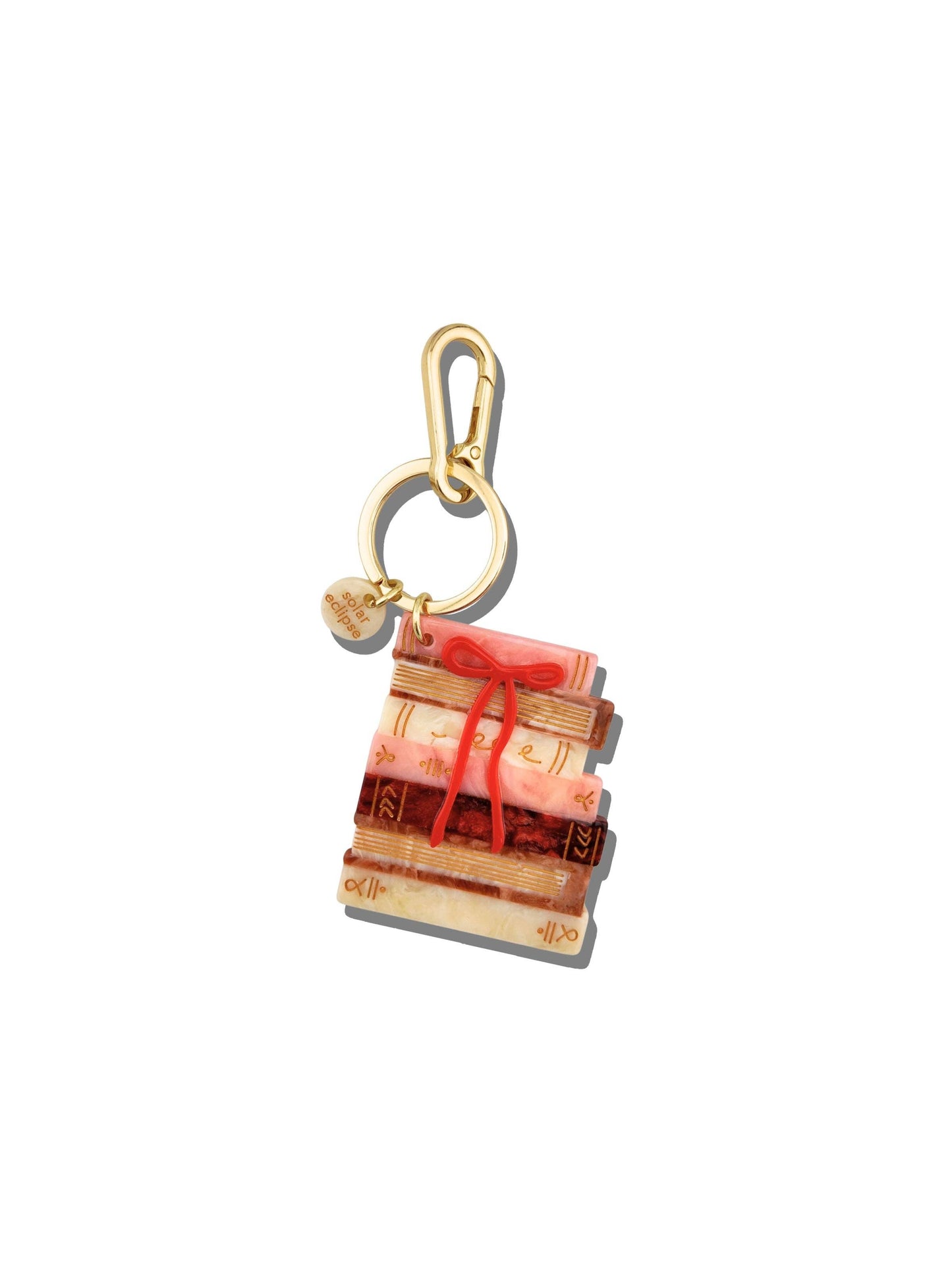 Bow Bookstack Keychain