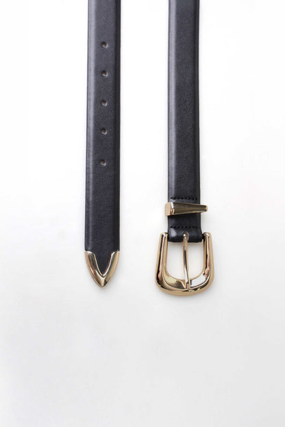 Classic Leather Belt Black